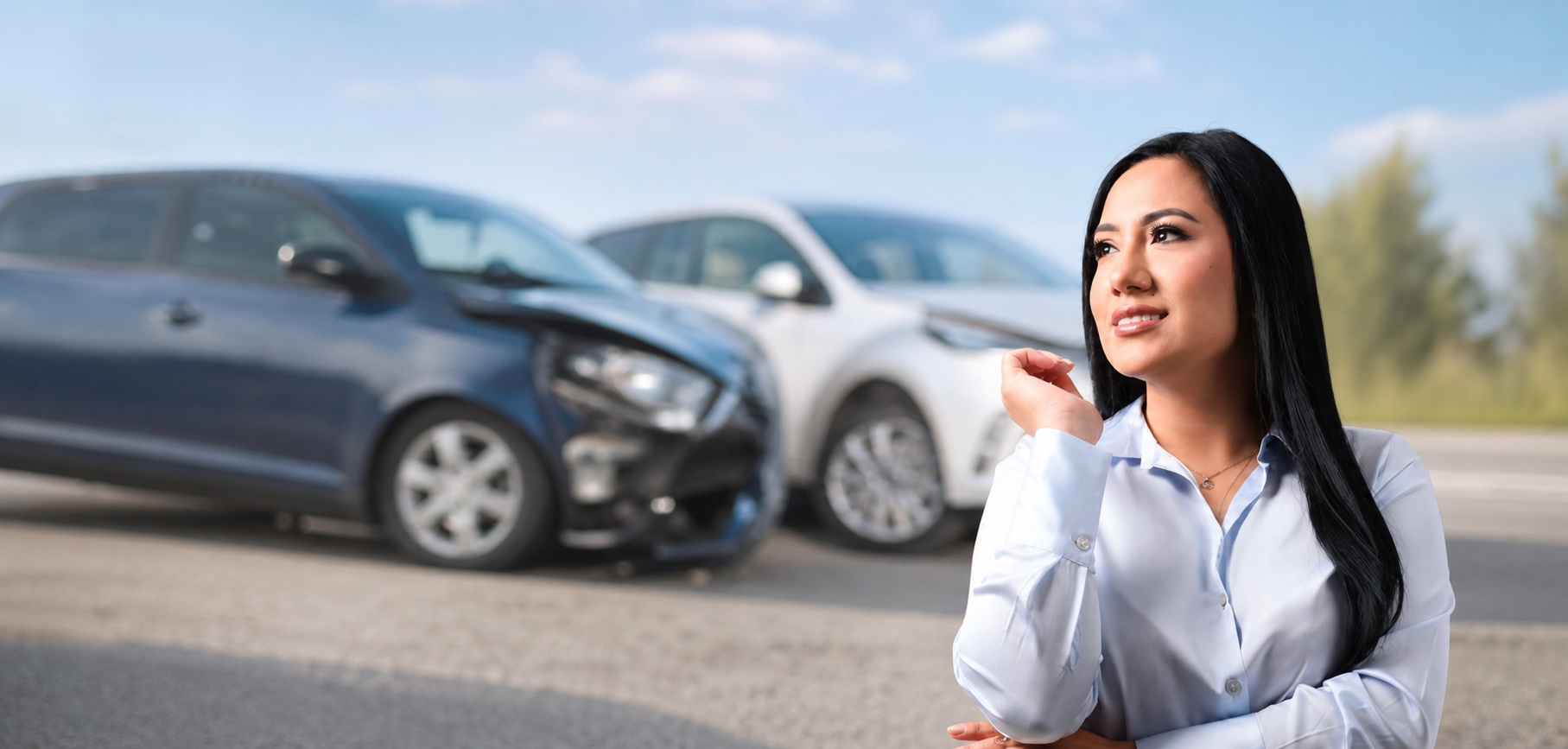 Rosario Viera brindando orientación después de un accidente
